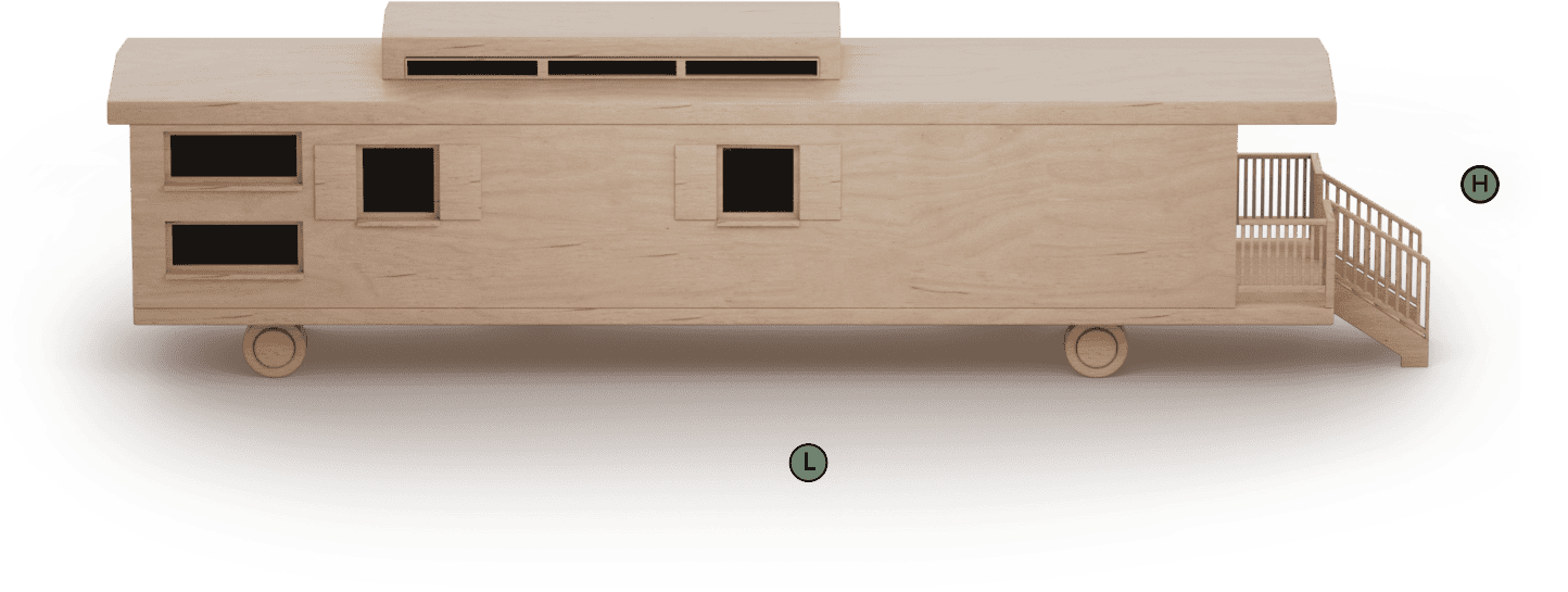 Wichtelhaus - Hinteransicht